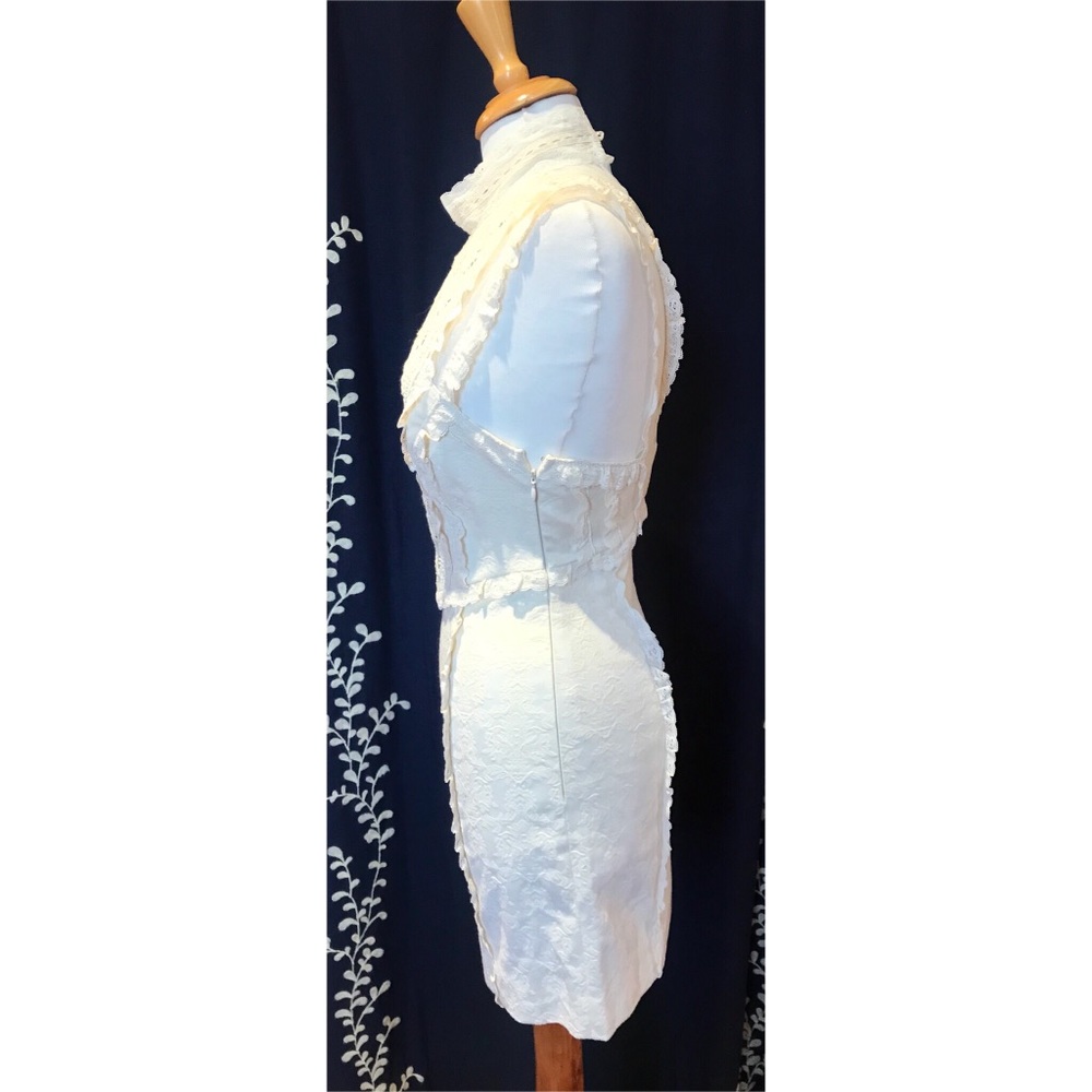 Cream lace Free People boho dress size 2 - Picture 3 of 7